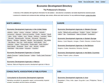 Tablet Screenshot of ecodevdirectory.com